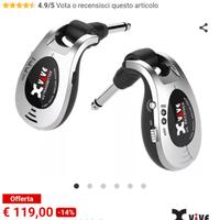 Sistema wireless chitarra/basso