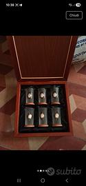 cofanetto legno bicchierini liquore