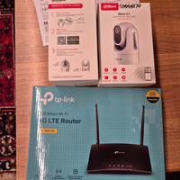 2 telecamere + router 4g