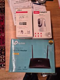 2 telecamere + router 4g