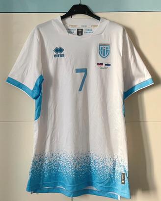 Maglia home nazionale San Marino match worn Erreà