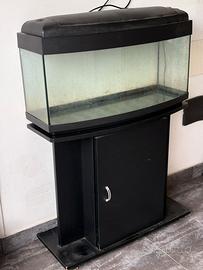 aquario 120litri con mobile