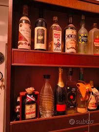 Set bottiglie d'epoca anni '70-'80-'90