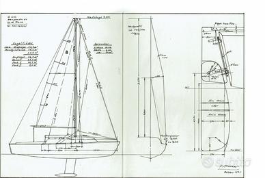 BARCA A VELA 9,20 m – HERMANN STRENER - 1974