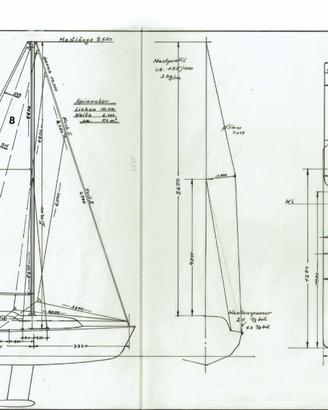 BARCA A VELA 9,20 m – HERMANN STRENER - 1974