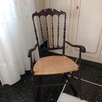 sedia dondolo Kennedy d'epoca