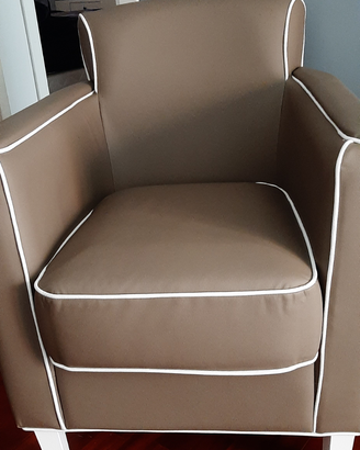 Sedia Nuova in pelle Beige