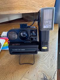 Polaroid Sonar AutoFocus 5000 + flash Polatronic 2