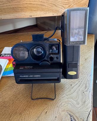 Polaroid Sonar AutoFocus 5000 + flash Polatronic 2