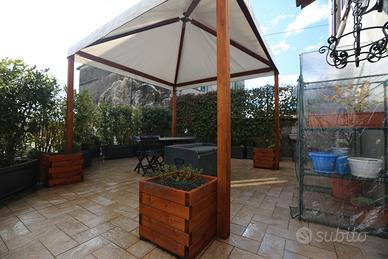 gazebo per terrazzo o giardino 