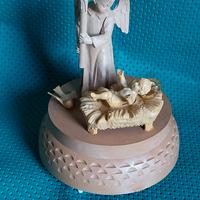 vecchio presepe con carillon