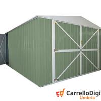 Box auto in Acciaio lamiera 360x514 verde scuro