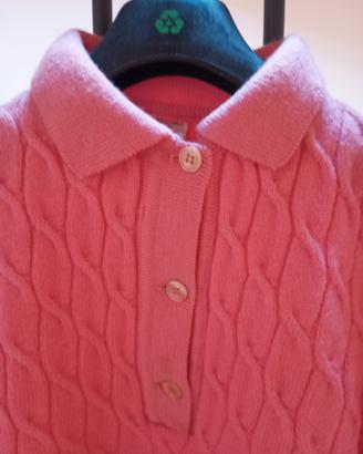 Maglione di lana colore rosa
