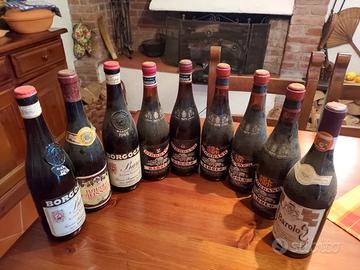 N.22 bottiglie d'annata Barolo, Spanna + vari