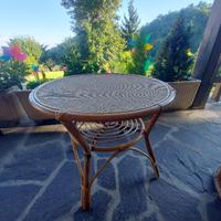Set giardino in vimini