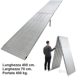 Rampa di carico pieghevole da 4 metri in alluminio