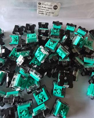 Set di interruttori Keychron basso profilo Mint