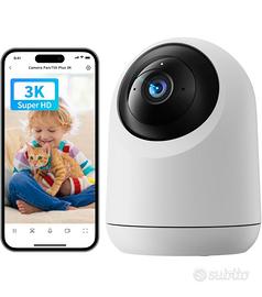 SwitchBot Telecamera Wifi di Sicurezza Domesti 5MP