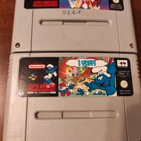 gioco puffi super Nintendo 
