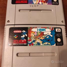 gioco puffi super Nintendo 