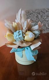 box floreale fiori cera profumati e secchi