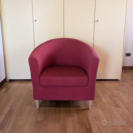 Poltrona IKEA TULLSTA rosso bordeaux