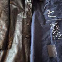 Armani Jeans Giaccone in pelle tg 42