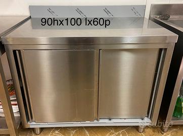 piano da lavoro in acciaio 