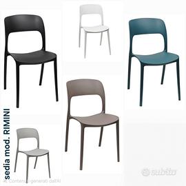 sedia rimini in polipropilene 