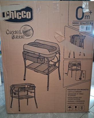 VASCA BAGNETTO E FASCIATOIO Chicco Cuddle & Bubble