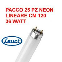 25 PEZZI NEON LINEARI FLUORESCENTI LEUCI CM 120 -