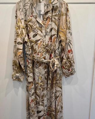 Vestito chemisier floreale h&m nuovo