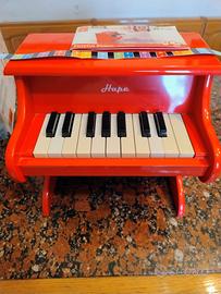 mini pianoforte funzionante come il vero in legno
