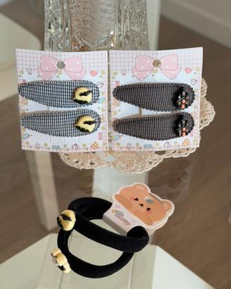 Fermagli bambina tema halloween accessori capelli