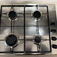 Piano cottura a gas 4 fuochi  60cm acciaio inox