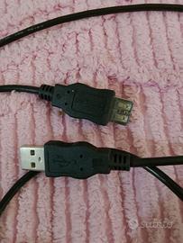 cavo usb maschio e femmina
