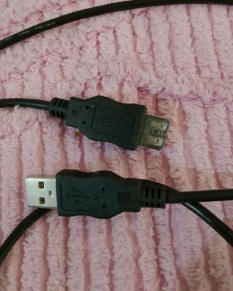 cavo usb maschio e femmina