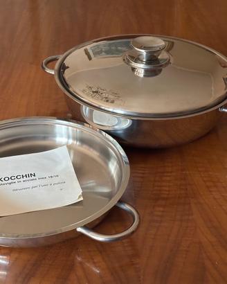 Set due pentole vintage Kocchin- acciaio 18/10