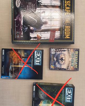 Giochi da tavolo - escape the room e deckscape