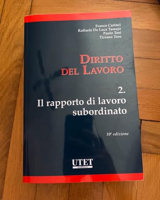 Diritto del lavoro -rapporto di lavoro subordinato