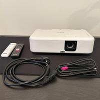 Epson CO-FH02 + Telo con treppiedi base 2 metri