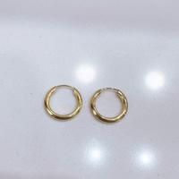 Orecchini cer ch io in oro giallo 18kt 750