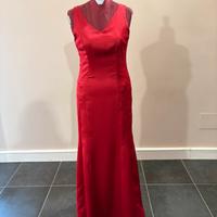 Abito seta rosso