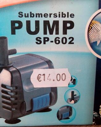 Pompa sommergibile per acquario