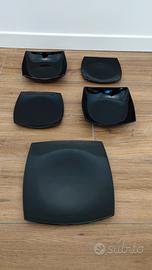 Piatti neri da arredamento varie misure