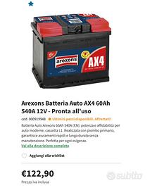 Batteria auto  Arexons AX4 60Ah 540A
