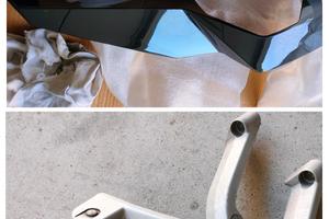 portafaro e pedana Ktm 690 supermoto