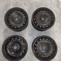 Cerchi in acciaio da 15 pollici Fiat Grande Punto 