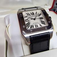 Cartier Santos 100 XL, Full Set, Autentico 