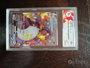 Charizard vmax shiny Graad 9½